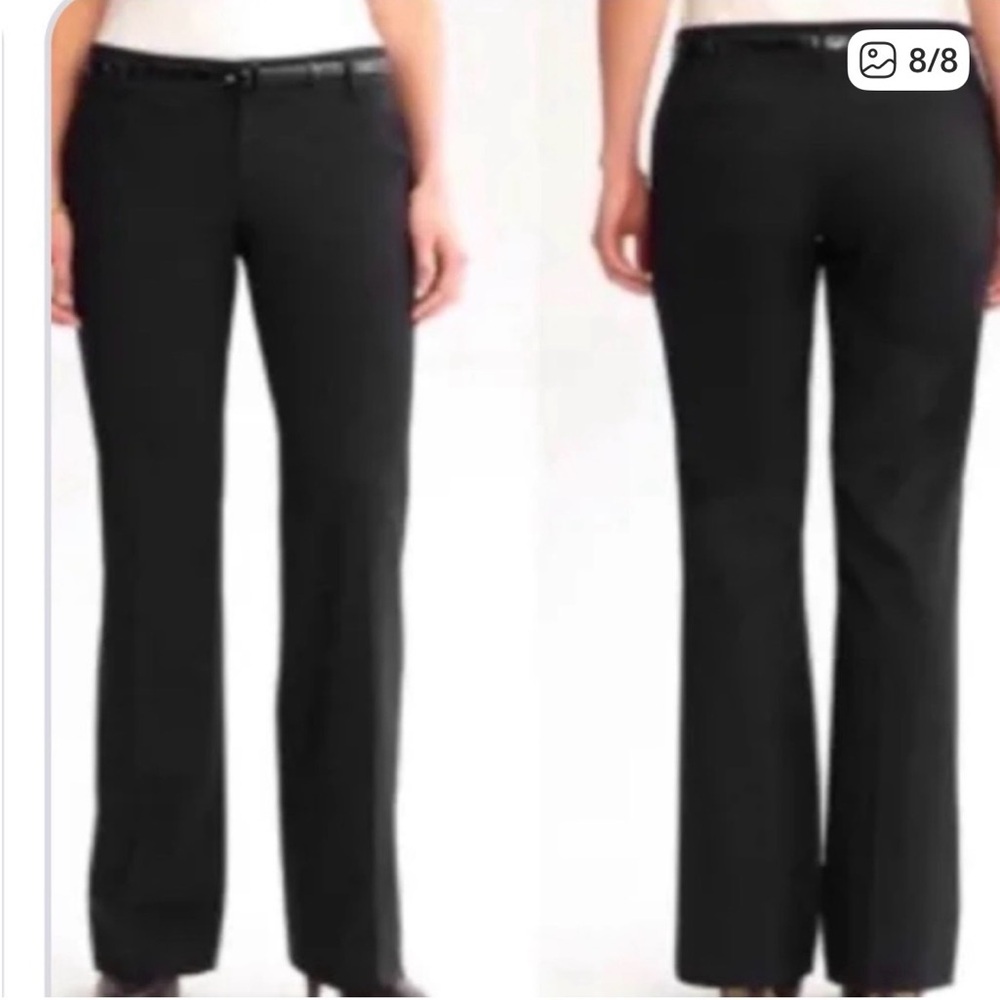 Women’s Banana Republic Classic Martin Fit Black Trousers